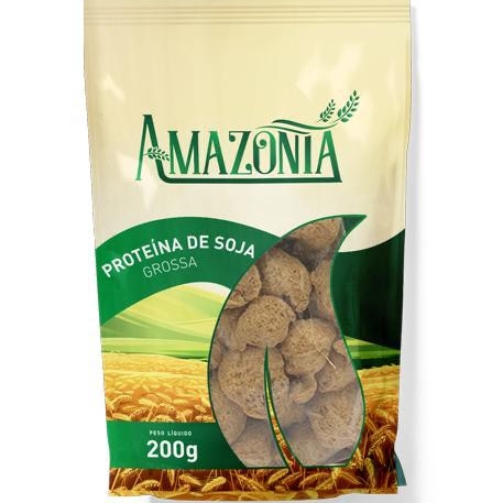 Proteína texturizada de soja grossa (Torresmo) Amazônia – Pct 200g unidade