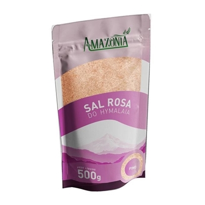 Sal rosa fino do Hymalaia Amazônia – Pct 500g unidade